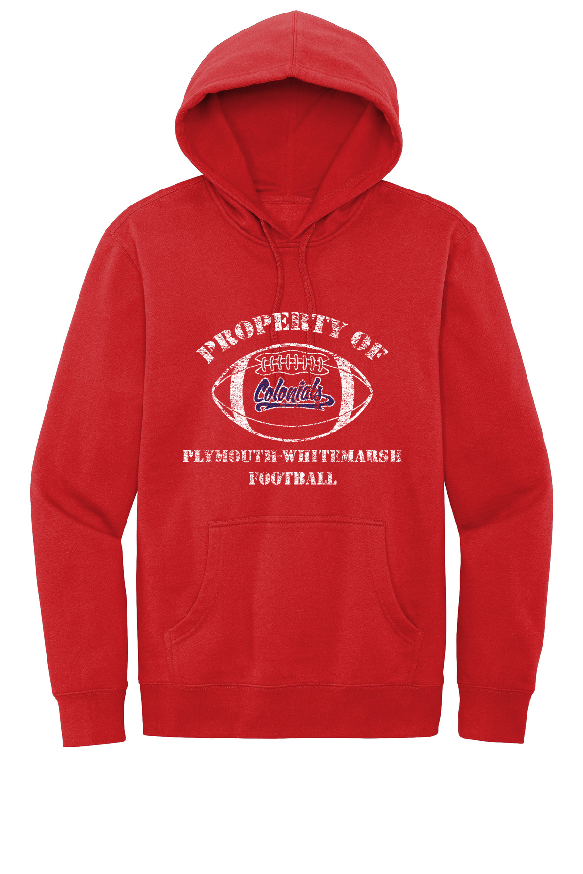 PW PROPERTY OF LIMITED EDITION WHITE OUT VINTAGE HOODIE