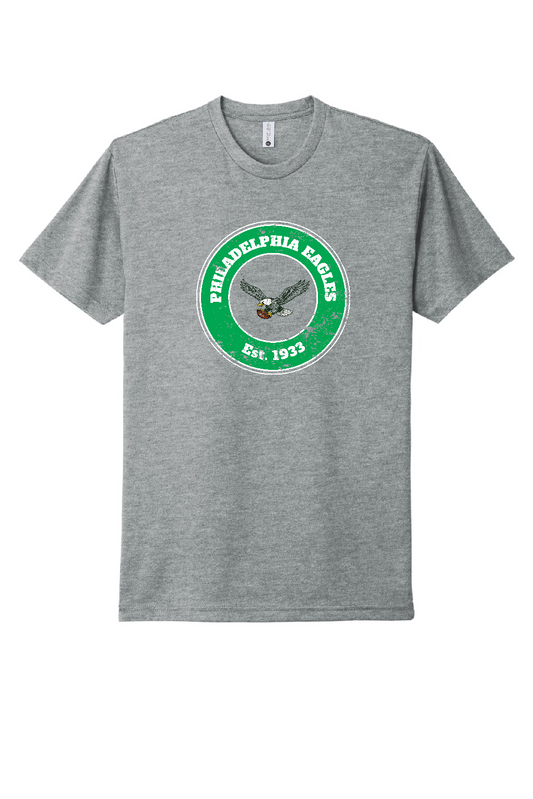 EAGLES VINTAGE BUTTON TEE