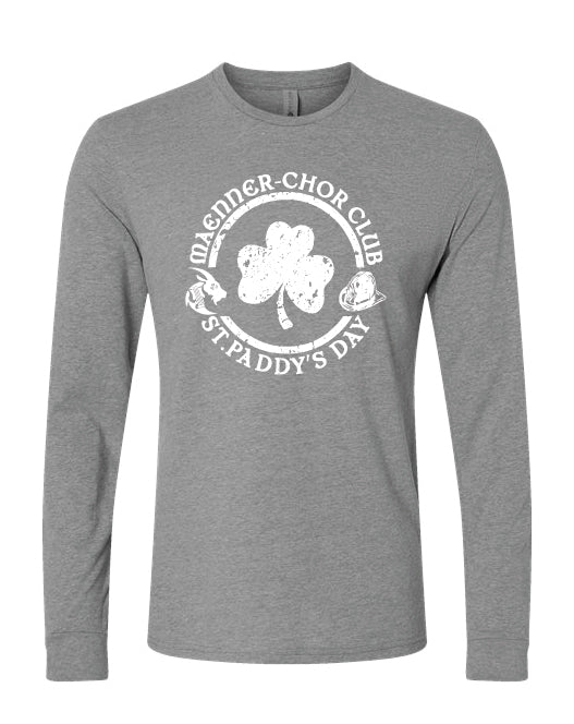 CHOR IRISH HONOR WHITE LOGO LONG SLEEVE TEE