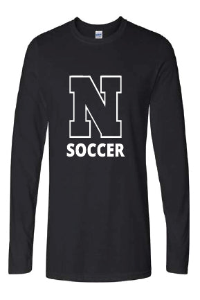 NORRISTOWN SOCCER N BLOCK LONG SLEEVE TEE