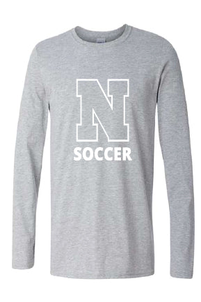 NORRISTOWN SOCCER N BLOCK LONG SLEEVE TEE