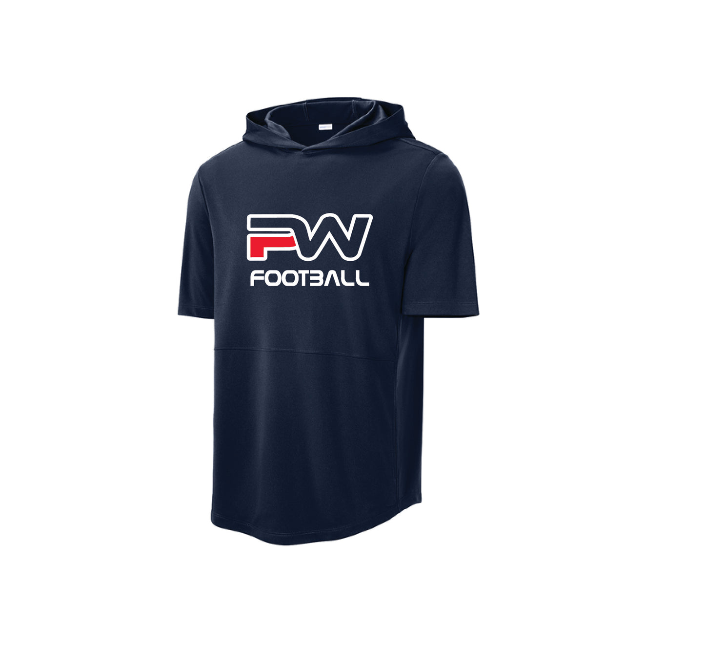 PW PLAYERS SHORT SLEEVE WARM UP HOODIE