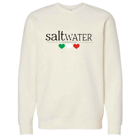 SALTWATER LOVE - FLEECE CREW SWEATSHIRT