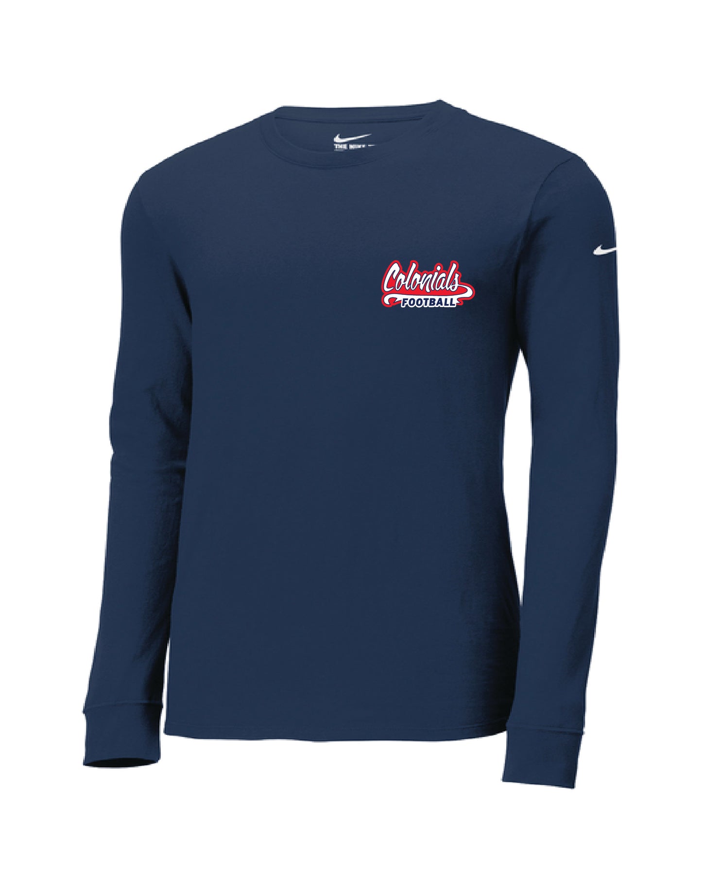 NIKE COACHES NKBQ5230  COLONIALS LC DRI FIT LONG SLEEVE TEE