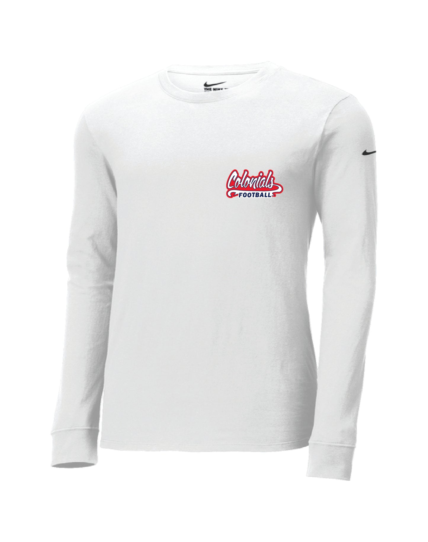 NIKE COACHES NKBQ5230  COLONIALS LC DRI FIT LONG SLEEVE TEE